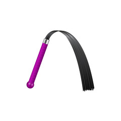 Whip with purple handle