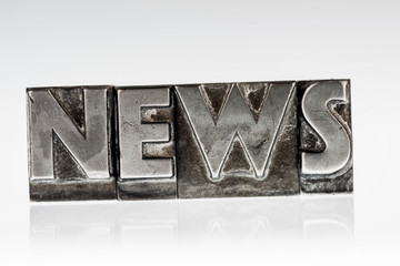 News in Bleibuchstaben