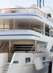 Marbella, Spain September 3, 2014: Lady Haya famous luxury yacht