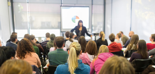 Lecture at university.