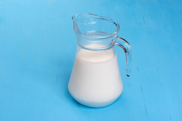 Glass with milk