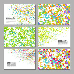 Naklejka premium Set of business cards