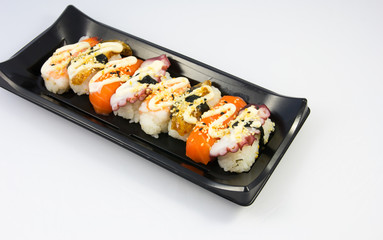 japanese food sushi on the plate