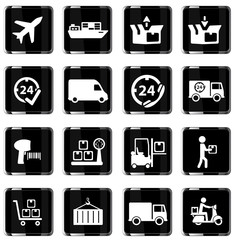 Delivery simply icons