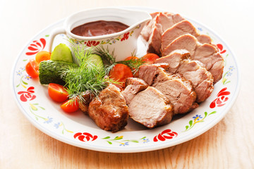 Roasted meat