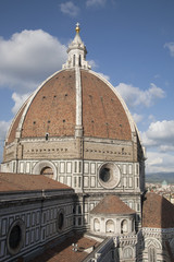 Fototapeta premium Cathedral Dome and View of the City, Florence