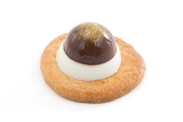 moignon con panna cotta e gelatina ciocco caffè