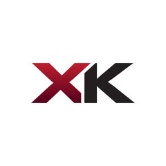 Obraz premium Modern Initial Logo XK