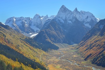 Valley in fall