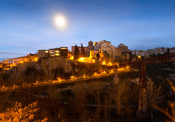 Fototapeta na wymiar View of Cuenca in early morning