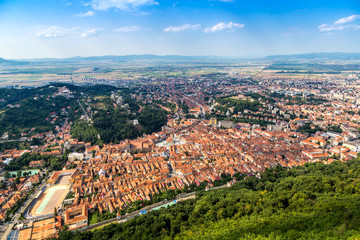 Panoramic view of Brasov
