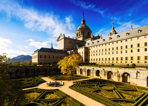 El Escorial. Garden Of Royal Palace