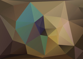 brown polygonal background