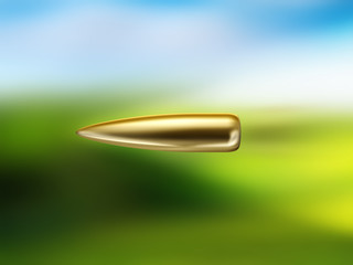 Golden bullet in flight