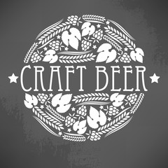 Craft beer logo