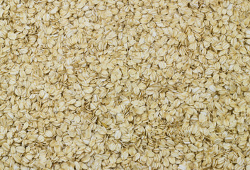 Food - Oatmeal on the table (color toned image)