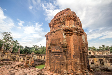 Prasat Phanomrung Historical Park at Buriram in Thailand
