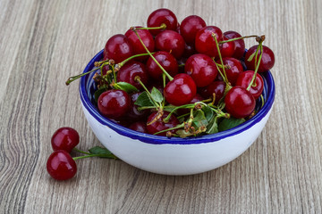Cherry in the bowl