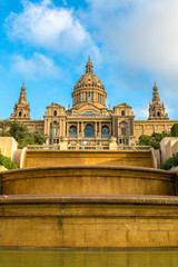 Fototapeta premium National Museum in Barcelona