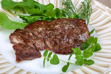Roasted beef