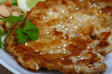 Pork schnitzel