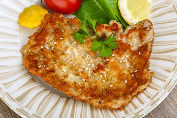 Pork schnitzel