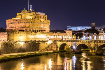 Fototapeta na wymiar Castel Sant Angelo in Rome