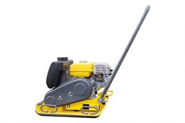 Fototapeta premium manual road repair machine isolated under the white background