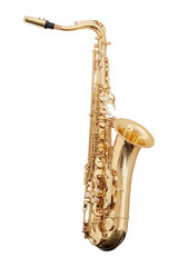 Naklejka premium classical music wind instrument saxophone