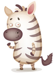 Cartoon Zebra