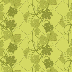 Seamless texture with vines.