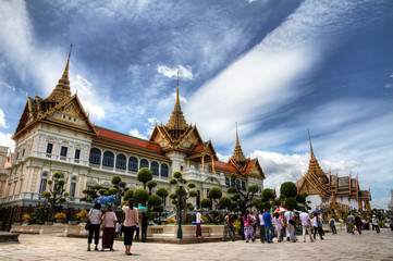 View of the grand palace in bangkok