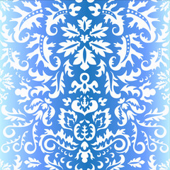 Fototapeta na wymiar seamless paisley pattern.orient or russia design. vector illustr