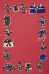 Xmas decorations frame