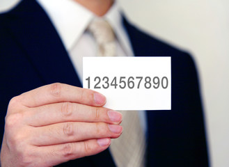 マイナンバー　ビジネスマン
