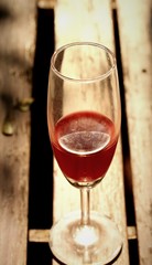red wine glass