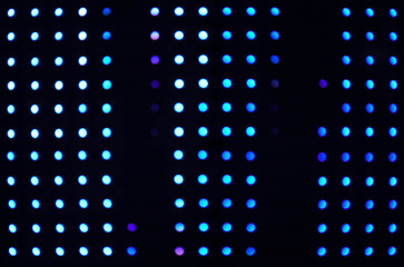 Blurred lights of LED bulb