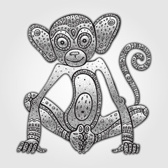 Chinese zodiac Monkey. 