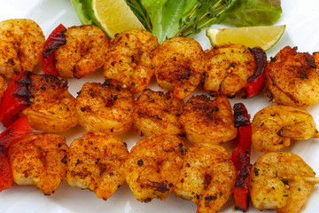 Prawn skewer