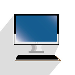 Office interior workplace