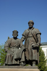 Fototapeta premium Monument to the architect of the Kazan Kremlin