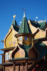 Fototapeta premium MOSCOW, RUSSIA - October 21, 2015: Palace of Tsar Alexei Mikhail