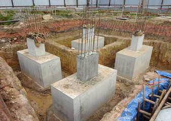 Pile cap is part of building substructure and foundation.   