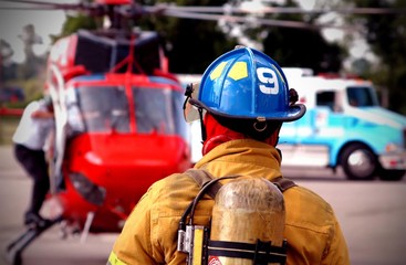 Emergency Response Team on the scene of an accident.
