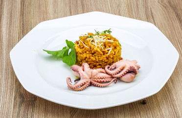 Seafood risotto