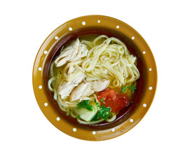 Uzbek chicken soup