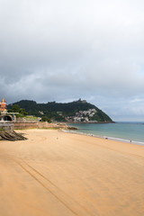 Fototapeta premium La Concha bay, San Sebastian, Spain.