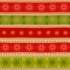 Tribal seamless Christmas pattern. It can be used for cloth, jackets, bags, notebooks, cards, envelopes, pads, blankets, furniture, packing