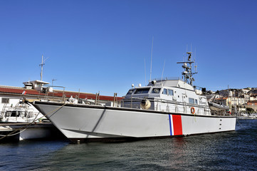 French customs boat