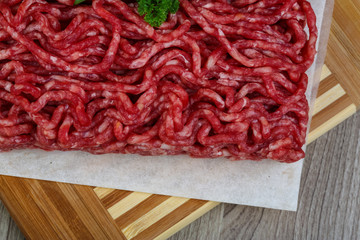 Minced beef meat